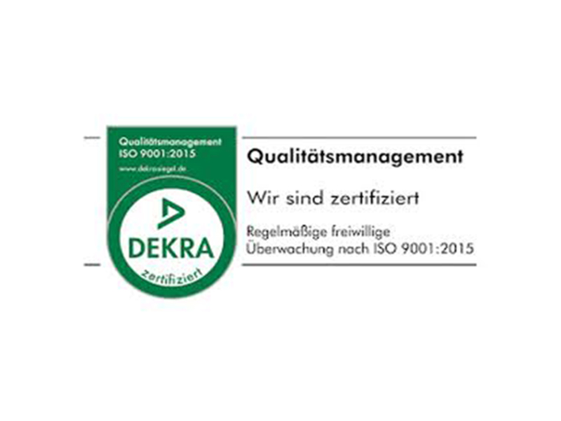 Zertifizierung des DEKRA Qualitätsmanagements